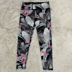 Victoria Sport Floral Pattern Knockout Tight - NWT